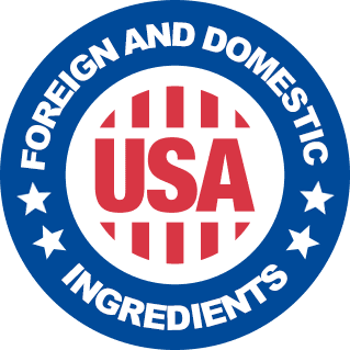 Foreign and Domestic USA Ingredients — sourced from the USA and international suppliers