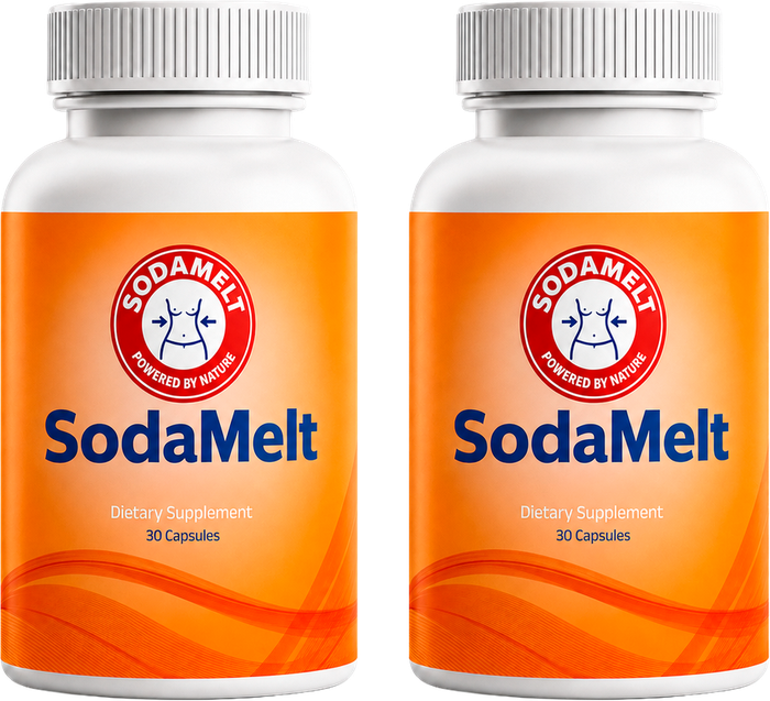 Two bottles of SodaMelt — 30 capsules each